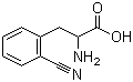 2-氰基苯丙氨酸分子结构 (CAS 263396-40-3)