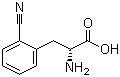D-2-氰基苯丙氨酸分子结构 (CAS 263396-41-4)