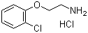 2-(2-Chlorophenoxy)ethanamine hydrochloride molecular structure (CAS 26378-54-1)