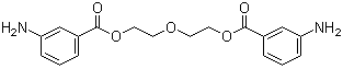 Diethylene glycol bis(m-aminobenzoate) molecular structure (CAS 26383-70-0)