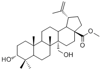 3,27-二羟基-20(29)-流明-28-酸甲酯分子结构 (CAS 263844-79-7)