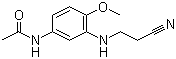 N-[3-[(2-Cyanoethyl)amino]-4-methoxyphenyl]acetamide molecular structure (CAS 26408-28-6)
