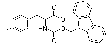 N-[(9H-Fluoren-9-ylmethoxy)carbonyl]-4-fluorophenylalanine molecular structure (CAS 264276-42-8)