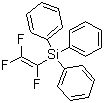 1,2,2-Trifluorovinyl-triphenylsilane molecular structure (CAS 2643-25-6)