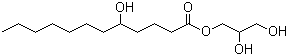 Glycerol 5-hydroxydodecanoate molecular structure (CAS 26446-32-2)