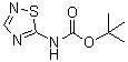 [1,2,4]Thiadiazol-5-ylcarbamic acid tert-butyl ester molecular structure (CAS 264600-76-2)
