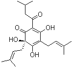 (-)-律草酮分子结构 (CAS 26472-41-3)