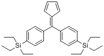 1,1'-(2,4-cyclopentadien-1-ylidenemethylene)bis[4-(triethylsilyl)]-Benzene molecular structure (CAS 264926-38-7)