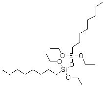 1,1,3,3-Tetraethoxy-1,3-dioctyldisiloxane molecular structure (CAS 26496-09-3)