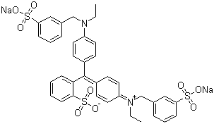 结构式 CAS# 2650-18-2, 酸性蓝 9