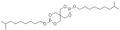 3,9-双(异癸基氧基)-2,4,8,10-四氧杂-3,9-二磷杂螺[5.5]十一烷分子结构 (CAS 26544-27-4)