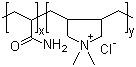 Poly(acrylamide-co-diallyldimethylammonium chloride) molecular structure (CAS 26590-05-6)