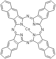 structure of CAS# 26603-20-3, Cobalt(II) 2,3-naphthalocyanine