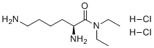 L-Lysine-diethylamide dihydrochloride molecular structure (CAS 266356-00-7)