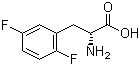 structure of CAS# 266360-61-6, 2,5-Difluoro-D-phenylalanine;(R)-2-Amino-3-(2,5-difluorophenyl)propanoic acid