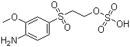 2-Methoxy-4-(2-sulfatoethylsulfonyl)aniline molecular structure (CAS 26672-22-0)
