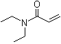 structure of CAS# 2675-94-7, N,N-Diethyl-2-propenamide;3-(N,N-Diethyl)-1-acrylamide; Acrylic acid diethylamide; DEAA; N,N-Diethylacrylamide; NSC 20951
