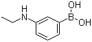 [3-(Ethylamino)phenyl]boronic acid molecular structure (CAS 267660-71-9)
