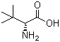 D-叔亮氨酸分子结构 (CAS 26782-71-8)