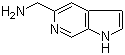 1H-Pyrrolo[2,3-c]pyridine-5-methanamine molecular structure (CAS 267876-19-7)