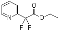 structure of CAS# 267876-28-8, Ethyl difluoro(pyridin-2-yl)acetate;Ethyl 2,2-difluoro-2-(2-pyridyl)acetate