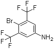 structure of CAS# 268733-18-2, 4-Bromo-3,5-bis(trifluoromethyl)aniline;4-Bromo-3,5-bis(trifluoromethyl)benzenamine