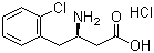 (R)-3-Amino-4-(2-chlorophenyl)butyric acid hydrochloride  molecular structure (CAS 268734-28-7)