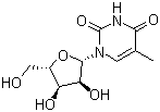 L-Thymidine molecular structure (CAS 26879-47-0)