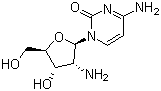 2'-Amino-2'-deoxycytidine molecular structure (CAS 26889-42-9)