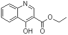 4-羟基喹啉-3-羧酸乙酯分子结构 (CAS 26892-90-0)