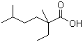 结构式 CAS# 26896-20-8, 新癸酸; 叔癸酸; 2-乙基-2,5-二甲基己酸