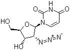 结构式 CAS# 26929-65-7, 2'-叠氮-2'-脱氧尿苷