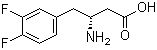 (R)-3-Amino-4-(3,4-difluorophenyl)butyric acid molecular structure (CAS 269396-58-9)