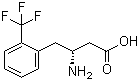(R)-3-Amino-4-(2-trifluoromethylphenyl)butanoic acid molecular structure (CAS 269396-76-1)