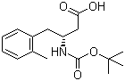 structure of CAS# 269398-80-3, Boc-(R)-3-Amino-4-(2-methylphenyl)butanoic acid;(R)-N-(tert-Butoxycarbonyl)-3-amino-4-(2-methylphenyl)butanoic acid