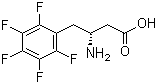 (R)-3-Amino-4-(pentafluorophenyl)butanoic acid molecular structure (CAS 269398-92-7)