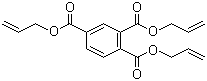 结构式 CAS# 2694-54-4, 1,2,4-苯三甲酸三烯丙酯; 偏苯三酸三烯丙酯