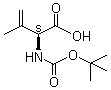 (2S)-2-[[(1,1-Dimethylethoxy)carbonyl]amino]-3-methyl-3-butenoic acid molecular structure (CAS 269742-33-8)