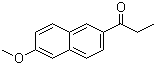 结构式 CAS# 2700-47-2, 2-甲氧基-6-丙酰基萘