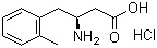 (S)-3-Amino-4-(2-methylphenyl)butyric acid hydrochloride molecular structure (CAS 270062-89-0)