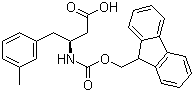 Fmoc-(S)-3-Amino-4-(3-methylphenyl)butyric acid molecular structure (CAS 270062-94-7)
