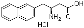 (S)-3-Amino-4-(2-naphthyl)butyric acid hydrochloride molecular structure (CAS 270063-39-3)