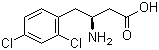 结构式 CAS# 270063-47-3, (S)-3-氨基-4-(2,4-二氯苯基)丁酸
