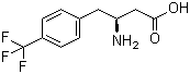 structure of CAS# 270065-79-7, (S)-3-Amino-4-(4-trifluoromethylphenyl)butanoic acid;(betaS)-beta-Amino-4-(trifluoromethyl)benzenebutanoic acid