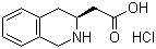 structure of CAS# 270082-22-9, (S)-1,2,3,4-Tetrahydro-3-isoquinolineacetic acid hydrochloride