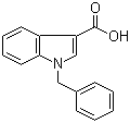 structure of CAS# 27018-76-4, 1-Benzylindole-3-carboxylic acid;1-Benzyl-1H-indole-3-carboxylic acid