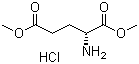 D-谷氨酸二甲酯盐酸盐分子结构 (CAS 27025-25-8)