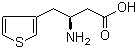 (S)-3-氨基-4-(3-噻吩基)丁酸分子结构 (CAS 270262-99-2)