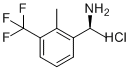 structure of CAS# 2703745-60-0, (S)-1-(2-Methyl-3-(trifluoromethyl)phenyl)ethan-1-amine hydrochloride