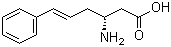 (R)-3-Amino-6-phenyl-5-hexenoic acid molecular structure (CAS 270596-35-5)